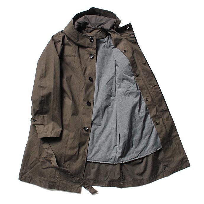 134898614 STILL BY HAND / シンサレートライナー付きフーデッドコート CO0783 - Brown 02
