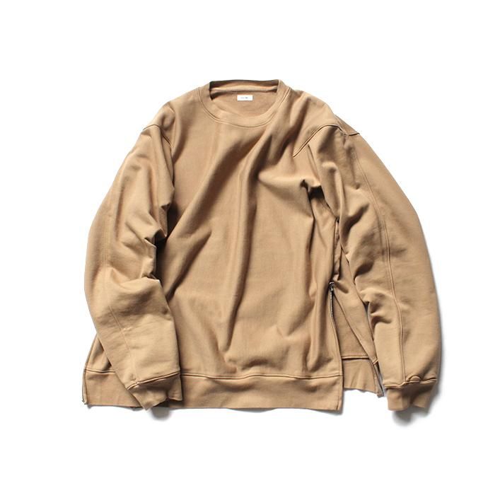 135104390 blurhms / High Density Sweat Side Zipper P/O BHS-18AW021 - Beige 01