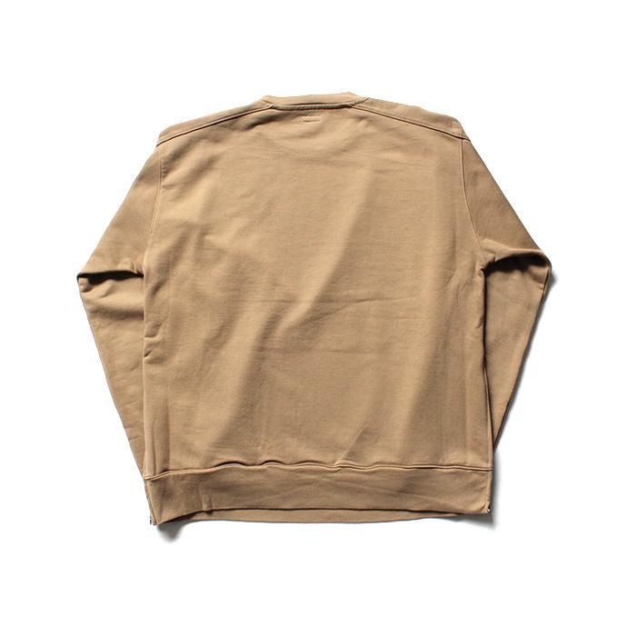 135104390 blurhms / High Density Sweat Side Zipper P/O BHS-18AW021 - Beige 02