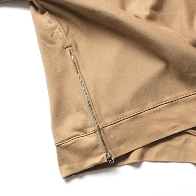135104390 blurhms / High Density Sweat Side Zipper P/O BHS-18AW021 - Beige 02