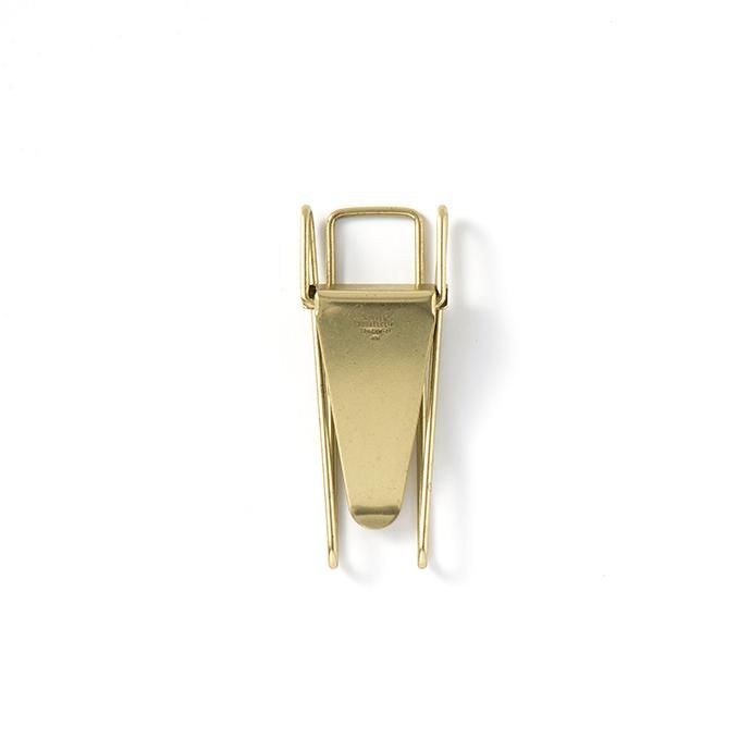 135274810 CANDY DESIGN & WORKS / Hopper Double Clip CHW-01 ホッパー ダブルクリップ - Brass 01