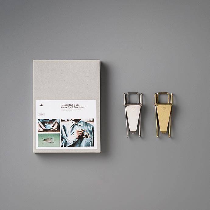 135274810 CANDY DESIGN & WORKS / Hopper Double Clip CHW-01 ホッパー ダブルクリップ - Brass 02