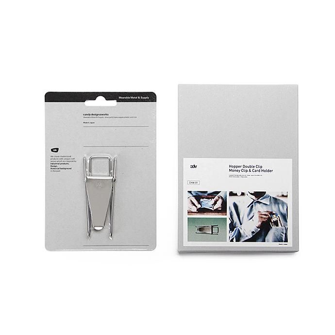 135274872 CANDY DESIGN & WORKS / Hopper Double Clip CHW-01 ホッパー ダブルクリップ - Nickel 02