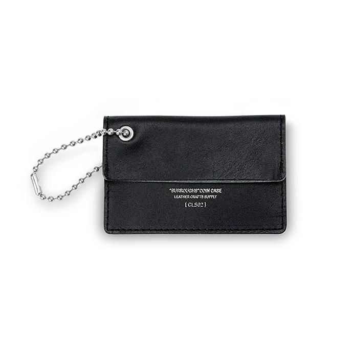 135276156 CANDY DESIGN & WORKS / Burroughs CLS-02 バロウズ レザーコインケース - ブラック/ニッケル 01