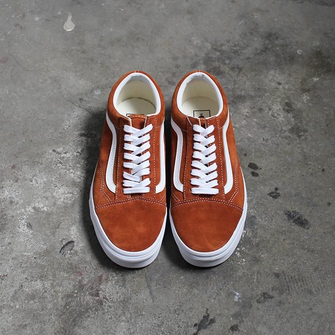 135439848 VANS / Pig Suede Old Skool - Leather Brown ヴァンズ スウェードオールドスクール VN0A38G1U5K 02