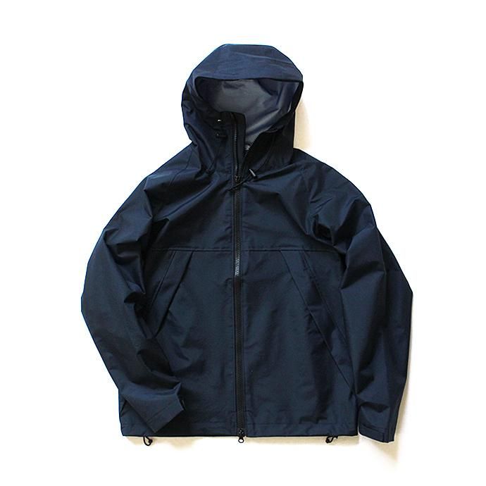 135572560 Powderhorn Mountaineering / M. Hoody 3Lナイロン シェルマウンテンパーカー PH18AW-001 - Navy 01