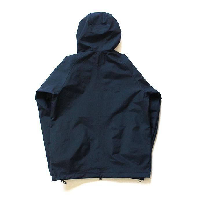 135572560 Powderhorn Mountaineering / M. Hoody 3Lナイロン シェルマウンテンパーカー PH18AW-001 - Navy 02