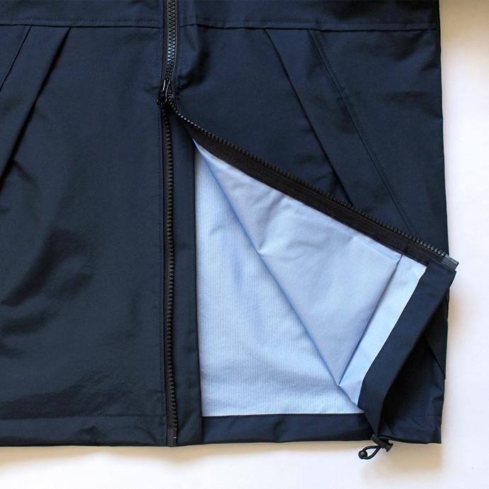 135572560 Powderhorn Mountaineering / M. Hoody 3Lナイロン シェルマウンテンパーカー PH18AW-001 - Navy 02