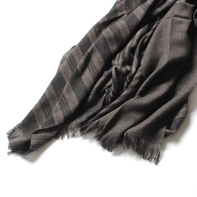 135681678 STILL BY HAND / 大判ストール GD0283 - Brown 02