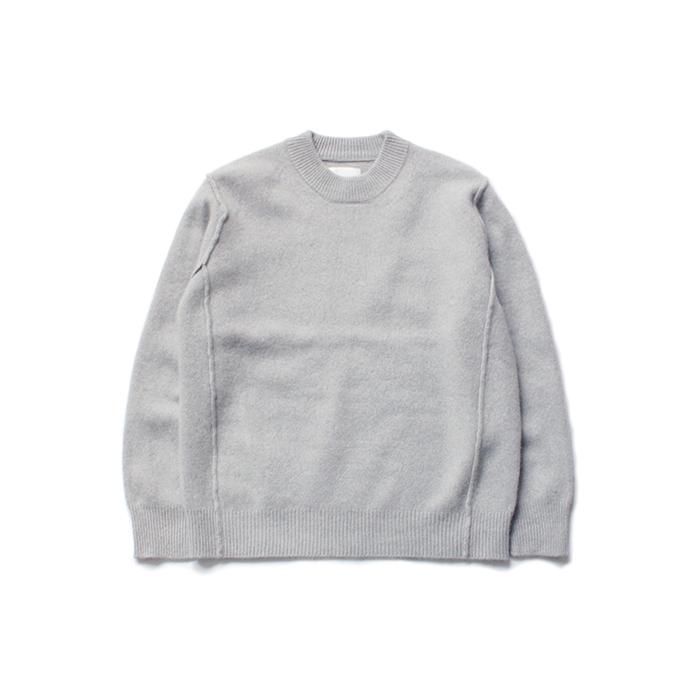 135682470 STILL BY HAND / カシミヤ混プルオーバーセーター KN0483 - Grey 02