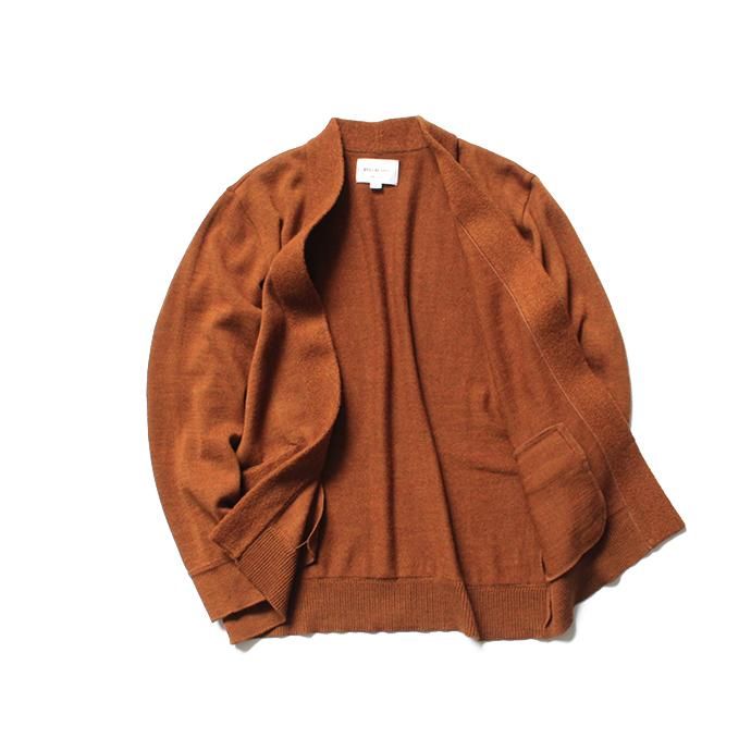 135683045 STILL BY HAND / ウール ボタンレスカーディガン KN0383 - Orange<img class='new_mark_img2' src='//img.shop-pro.jp/img/new/icons47.gif' style='border:none;display:inline;margin:0px;padding:0px;width:auto;' /> 02