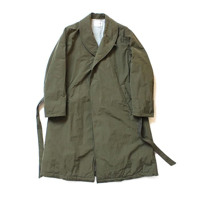 135712485 STILL BY HAND / シンサレート中綿入り ガウンコート CO0383 - Olive 01