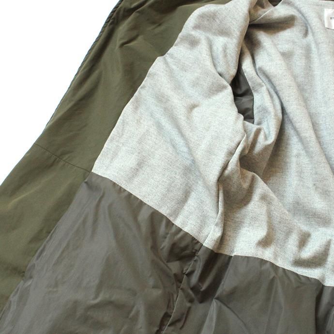 135712485 STILL BY HAND / シンサレート中綿入り ガウンコート CO0383 - Olive 02