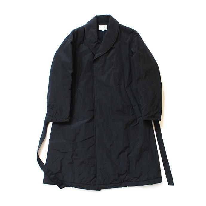 135712546 STILL BY HAND / シンサレート中綿入り ガウンコート CO0383 - Black 01