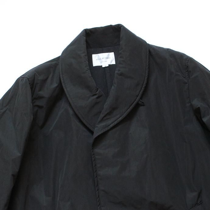 135712546 STILL BY HAND / シンサレート中綿入り ガウンコート CO0383 - Black 02