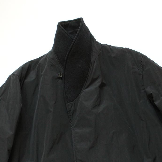 135712546 STILL BY HAND / シンサレート中綿入り ガウンコート CO0383 - Black 02