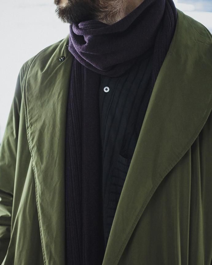 135712558 STILL BY HAND / シンサレート中綿入り ガウンコート CO0383 - Beige 02