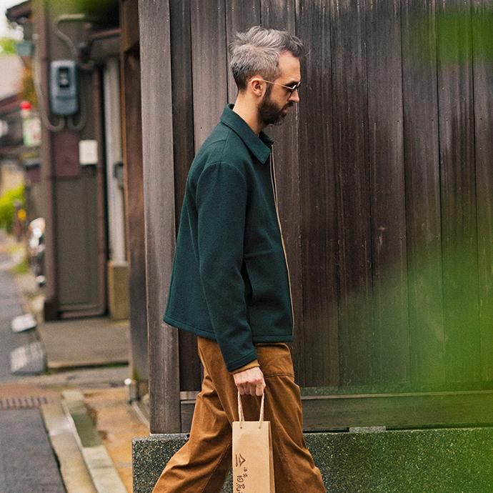 135713010 STILL BY HAND / ループヤーン ジップアップブルゾン BL0183 - Green<img class='new_mark_img2' src='//img.shop-pro.jp/img/new/icons47.gif' style='border:none;display:inline;margin:0px;padding:0px;width:auto;' /> 02