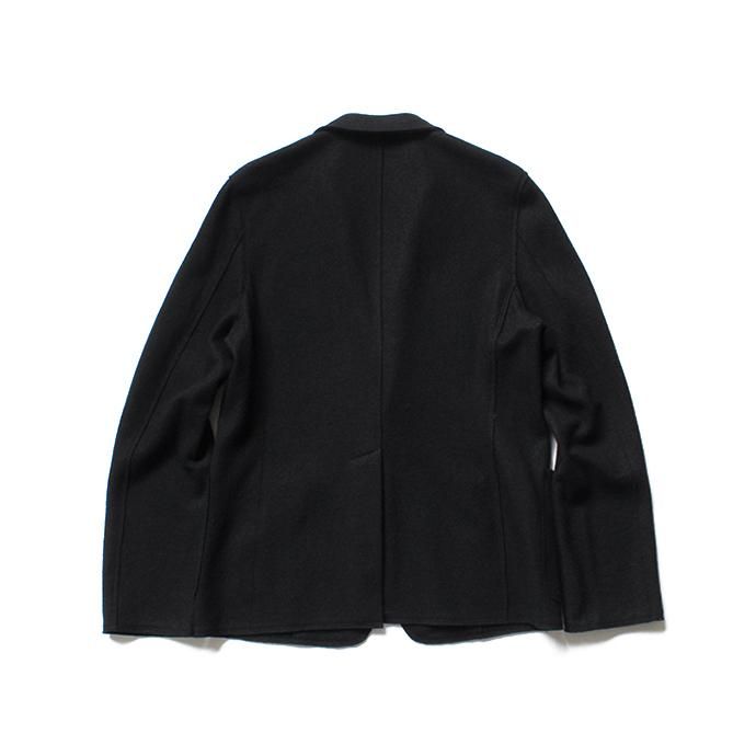 135743238 THEE(シー)/ AT-KT-01 wool jersey jacket - BLACK ウールジャージージャケット ブラック 02