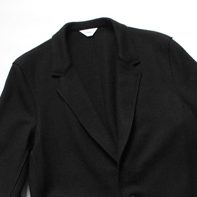 135743238 THEE(シー)/ AT-KT-01 wool jersey jacket - BLACK ウールジャージージャケット ブラック 02