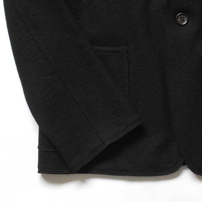 135743238 THEE(シー)/ AT-KT-01 wool jersey jacket - BLACK ウールジャージージャケット ブラック 02