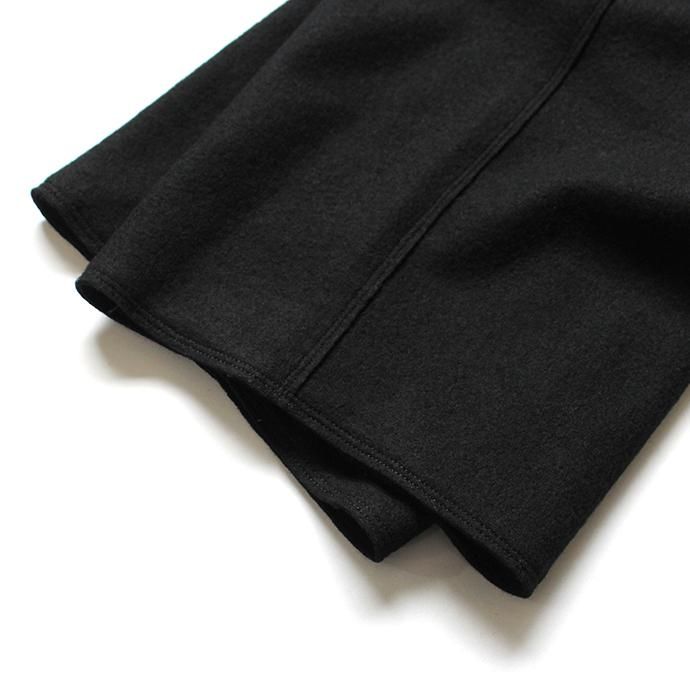 135743371 THEE(シー)/ AT-KT-02 wool jersey high-rise slacks - BLACK ウールジャージーハイウエストスラックス ブラック 02