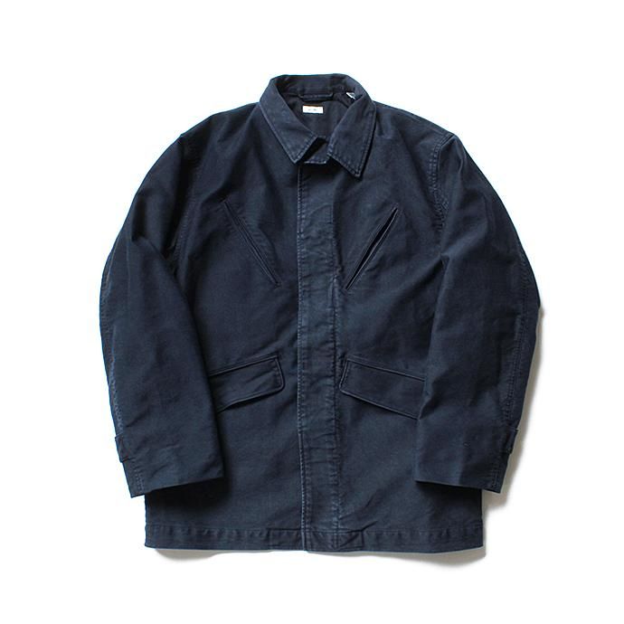 135745054 blurhms / Extra Heavy Cotton Moleskin Jacket BHS-18AW011 - Navy 01