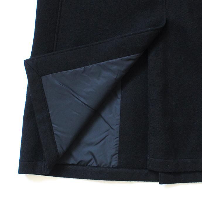 136034343 STILL BY HAND / CO0583 シンサレート中綿入り ウールツイルバルカラーコート - Black<img class='new_mark_img2' src='//img.shop-pro.jp/img/new/icons47.gif' style='border:none;display:inline;margin:0px;padding:0px;width:auto;' /> 02