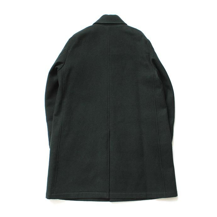 136034463 STILL BY HAND / CO0583 シンサレート中綿入り ウールツイルバルカラーコート - Green 02