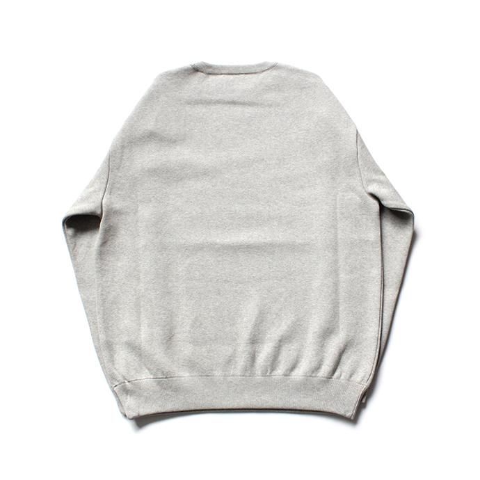 136090121 crepuscule / milano rib crewneck P/O ミラノリブニット クルーネックプルオーバー 1803-009 - L.Gray 02