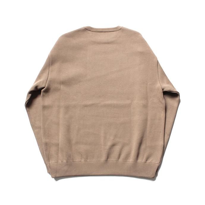 136090162 crepuscule / milano rib crewneck P/O ミラノリブニット クルーネックプルオーバー 1803-009 - Brown 02