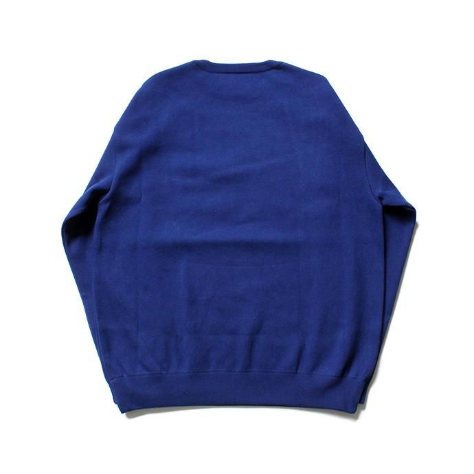 136090307 crepuscule / milano rib crewneck P/O ミラノリブニット クルーネックプルオーバー 1803-009 - Blue 02
