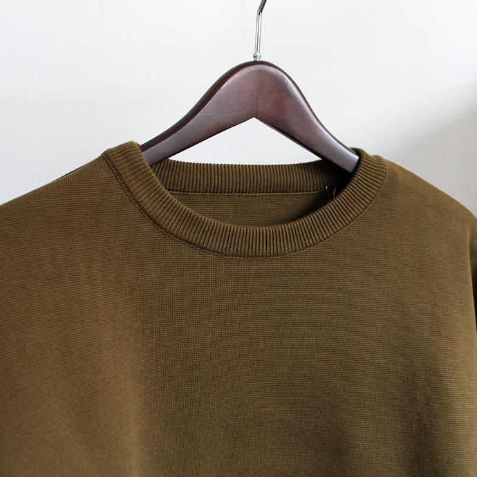 136090358 crepuscule / milano rib crewneck P/O ミラノリブニット クルーネックプルオーバー 1803-009 - Khaki<img class='new_mark_img2' src='//img.shop-pro.jp/img/new/icons47.gif' style='border:none;display:inline;margin:0px;padding:0px;width:auto;' /> 02