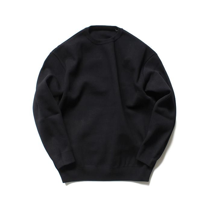 136090372 crepuscule / milano rib crewneck P/O ミラノリブニット クルーネックプルオーバー 1803-009 - Black<img class='new_mark_img2' src='//img.shop-pro.jp/img/new/icons47.gif' style='border:none;display:inline;margin:0px;padding:0px;width:auto;' /> 01