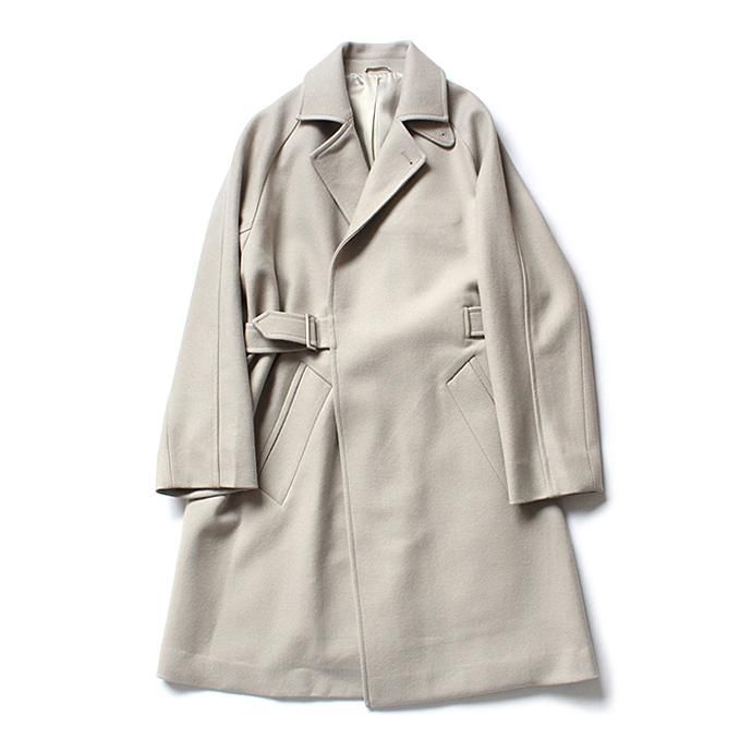 136123138 smoothday / ユニセックス メルトン タイロッケンコート SL-C002-100 - ミルクティー<img class='new_mark_img2' src='//img.shop-pro.jp/img/new/icons47.gif' style='border:none;display:inline;margin:0px;padding:0px;width:auto;' /> 01