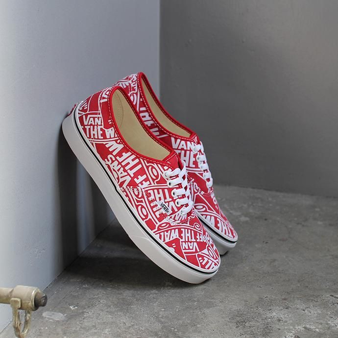 136126920 VANS / OTW Repeat Authentic ヴァンズ オーセンティック Red/True White VN0A38EMUKL 01