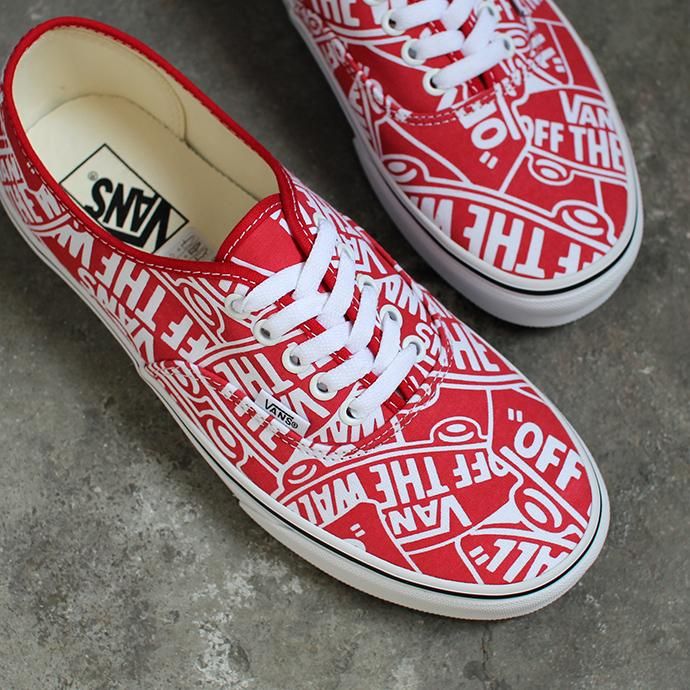 136126920 VANS / OTW Repeat Authentic ヴァンズ オーセンティック Red/True White VN0A38EMUKL 02