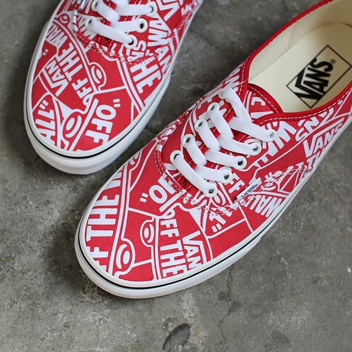 136126920 VANS / OTW Repeat Authentic ヴァンズ オーセンティック Red/True White VN0A38EMUKL 02