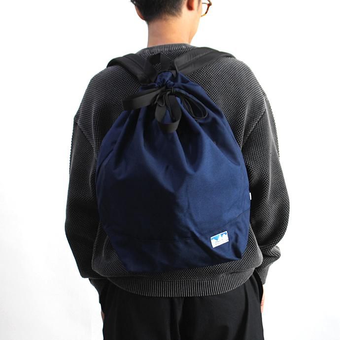 136189554 Powderhorn Mountaineering / P.H. DS Pack ドローストリングバックパック PHB-003 - Black 02