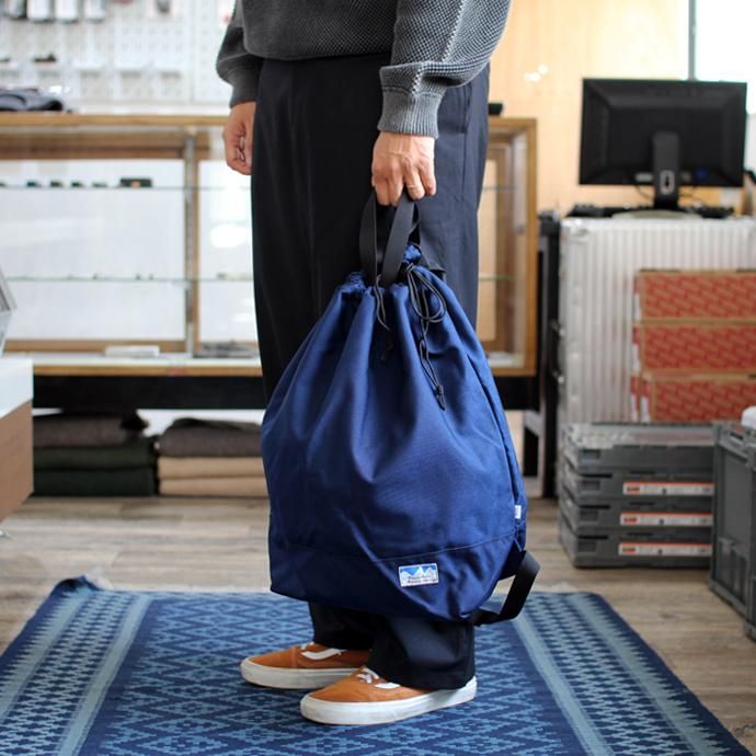 136189554 Powderhorn Mountaineering / P.H. DS Pack ドローストリングバックパック PHB-003 - Black 02
