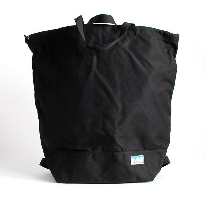 136189554 Powderhorn Mountaineering / P.H. DS Pack ドローストリングバックパック PHB-003 - Black 02