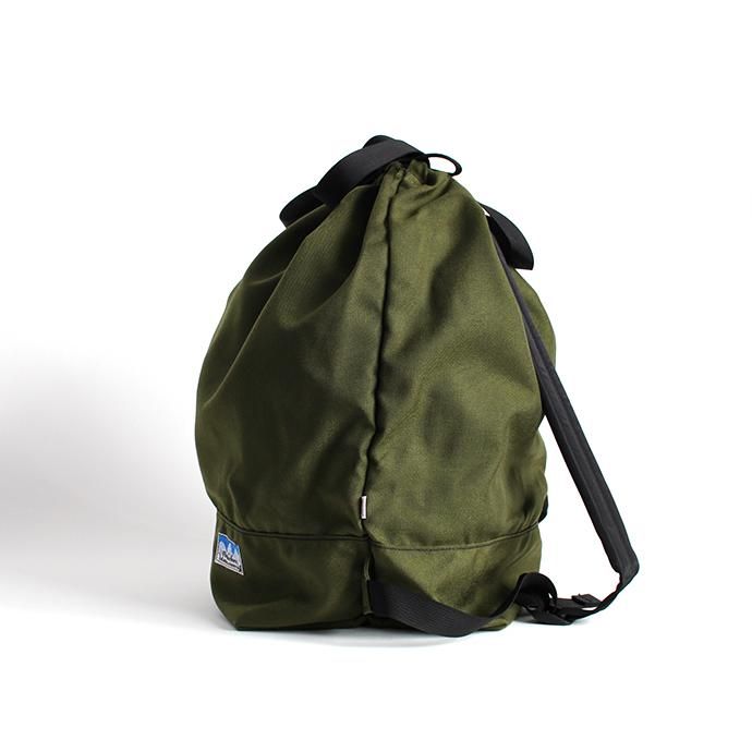 136189643 Powderhorn Mountaineering / P.H. DS Pack ドローストリングバックパック PHB-003 - Olive 02
