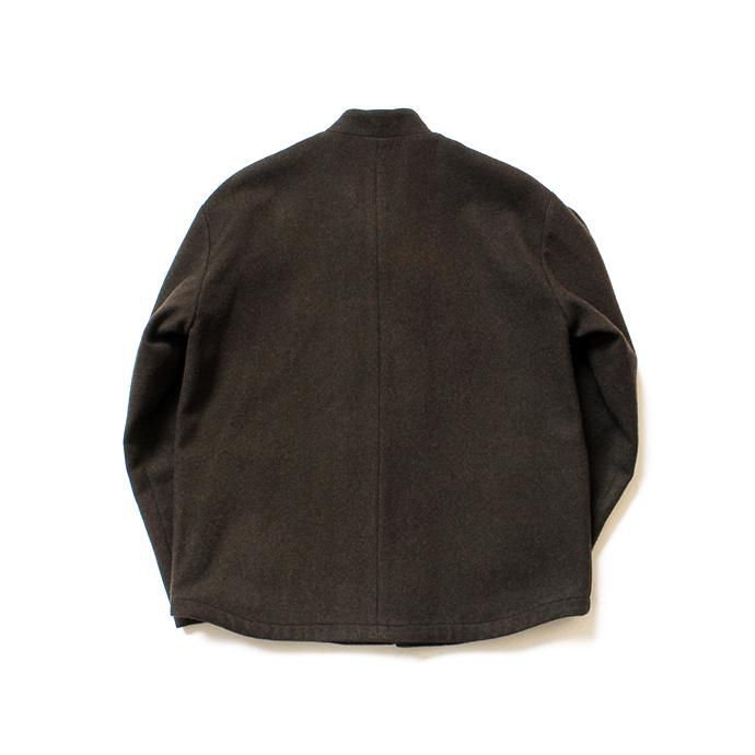 136225037 STILL BY HAND / BL0284 ウールメルトン スタンドカラージャケット - Khaki<img class='new_mark_img2' src='//img.shop-pro.jp/img/new/icons47.gif' style='border:none;display:inline;margin:0px;padding:0px;width:auto;' /> 02