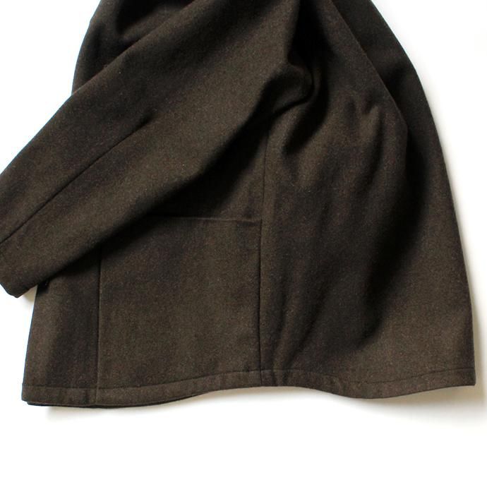 136225037 STILL BY HAND / BL0284 ウールメルトン スタンドカラージャケット - Khaki<img class='new_mark_img2' src='//img.shop-pro.jp/img/new/icons47.gif' style='border:none;display:inline;margin:0px;padding:0px;width:auto;' /> 02