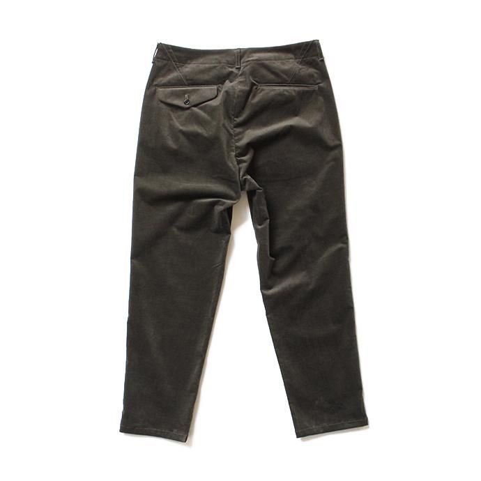 136225285 STILL BY HAND / PT0684 ストレッチ コットンベロアスラックス - Charcoal 02