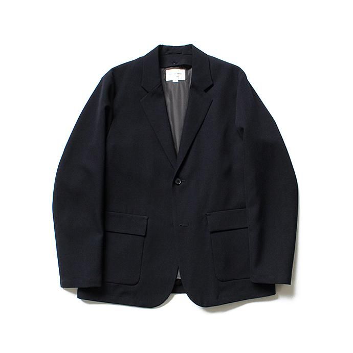 136306479 STILL BY HAND / JK0184 シンサレートライナー付き 強撚糸ウールジャケット - Navy 01