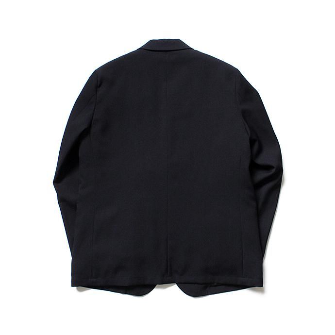 136306479 STILL BY HAND / JK0184 シンサレートライナー付き 強撚糸ウールジャケット - Navy 02