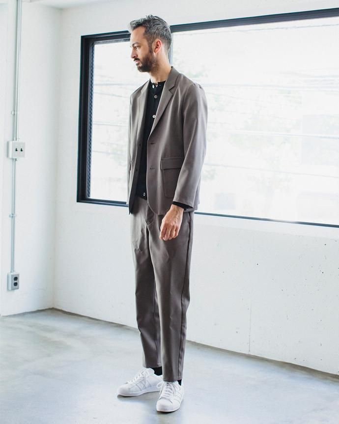 136307089 STILL BY HAND / PT0384 強撚糸ウールパンツ - Navy 02
