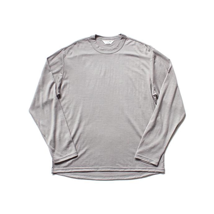136307479 STILL BY HAND / CS0284 ウォッシャブルウールカットソー - Grey 02