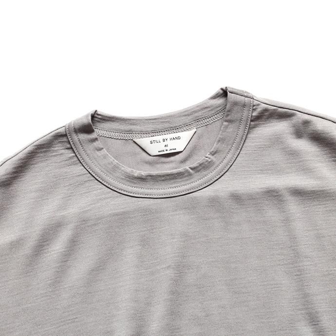 136307479 STILL BY HAND / CS0284 ウォッシャブルウールカットソー - Grey 02